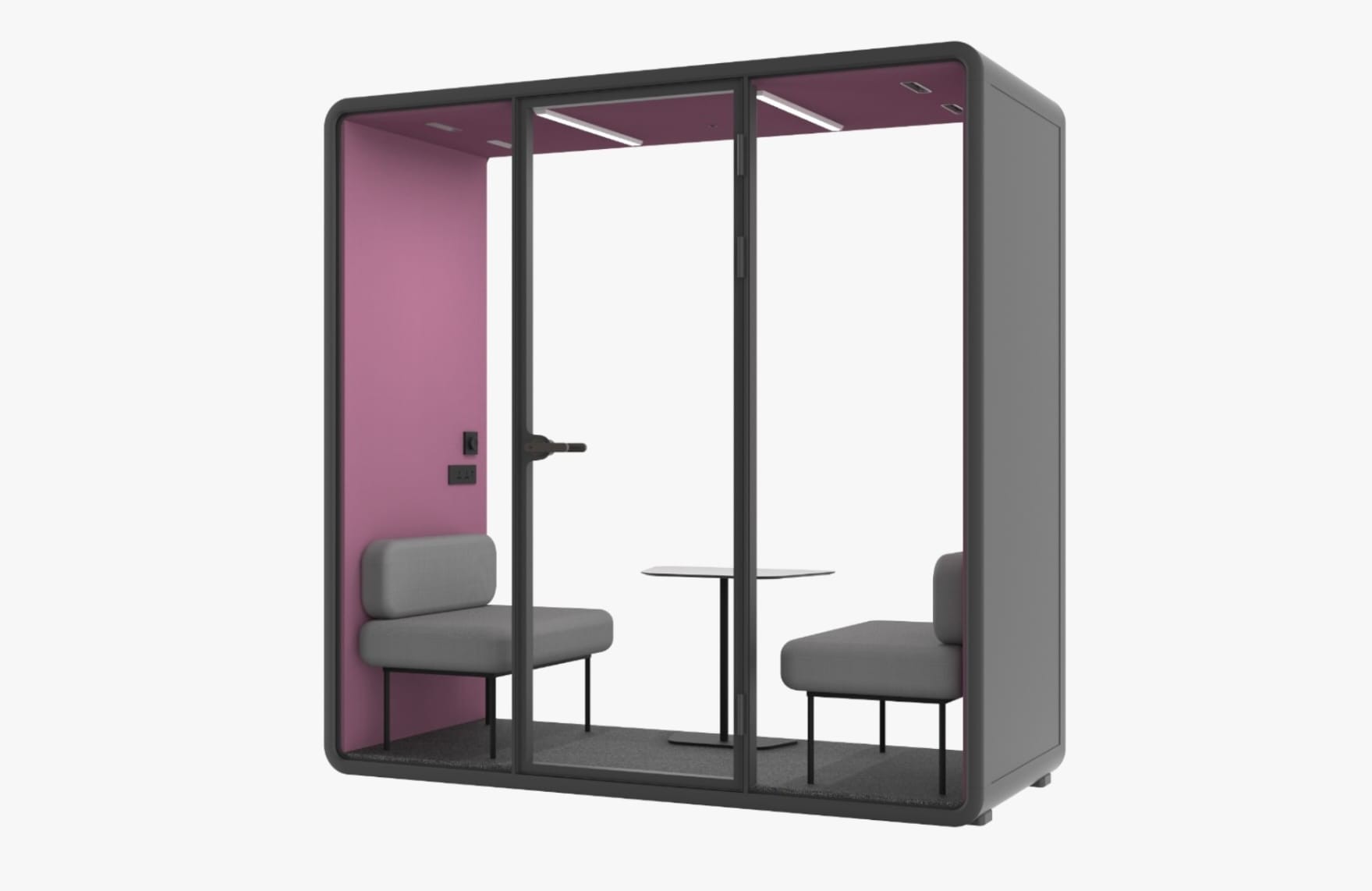 Eco-friendly soundproof office booth